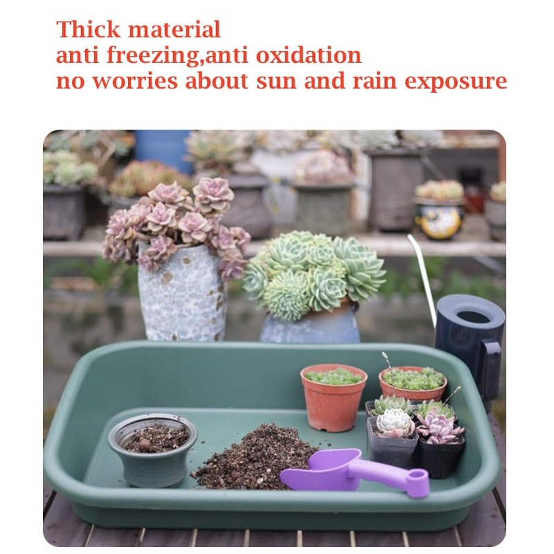Defemim Garden Tidy Tray, Multifunctional One Piece Potting Tray for