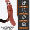 Leather tool belt for men grain leather work belts |