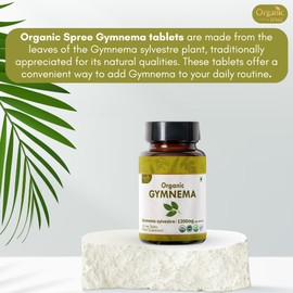 ORGANIC SPREE GYMNEMA 360 Tablets | Gymnema Sylvestre (Gymnema) | 3600mg per Serving | Organic and Natural | Vegan and USDA Certified 120tab - Pack of 3