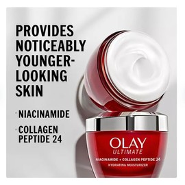 Olay- Crema hidratante Ultimate Niacinamide + Collagen Peptide 24 (1,7 oz, paquete de 2)