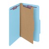 Smead Pressboard Classification File Folder with SafeSHIELD Fasteners, 1 Divider,