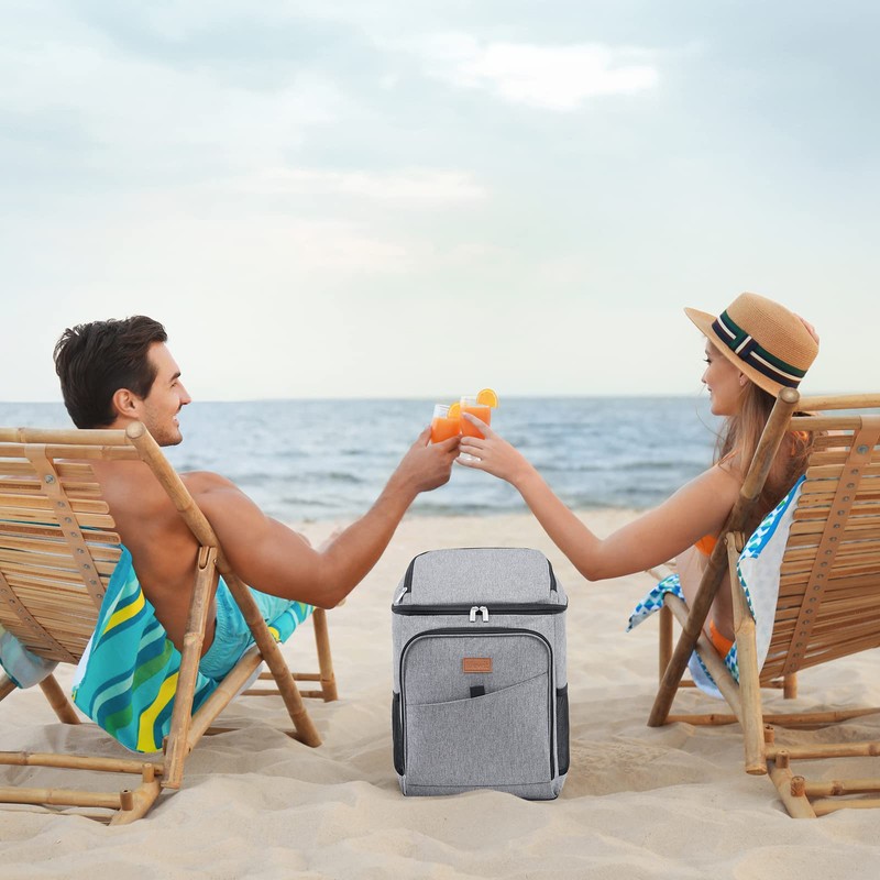 Lifewit Insulated Soft Cooler Bag Cooler Backpack, 26L 34-Can Leakproof