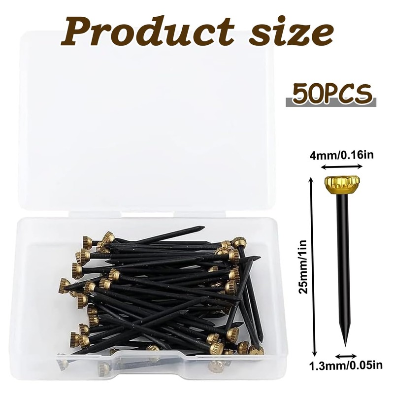 50Pcs Metal Picture Frame Hangers - Wall Hooks for Pictures,