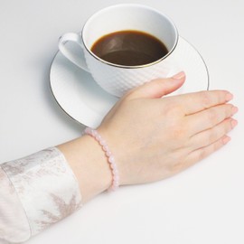 Genuine Gemstone Bracelet with Round 6 mm Beads – Various Lengths – Healing Stone Protective Stone Bracelet Lucky Charm Talisman Gift, Gemstone, Gemstone