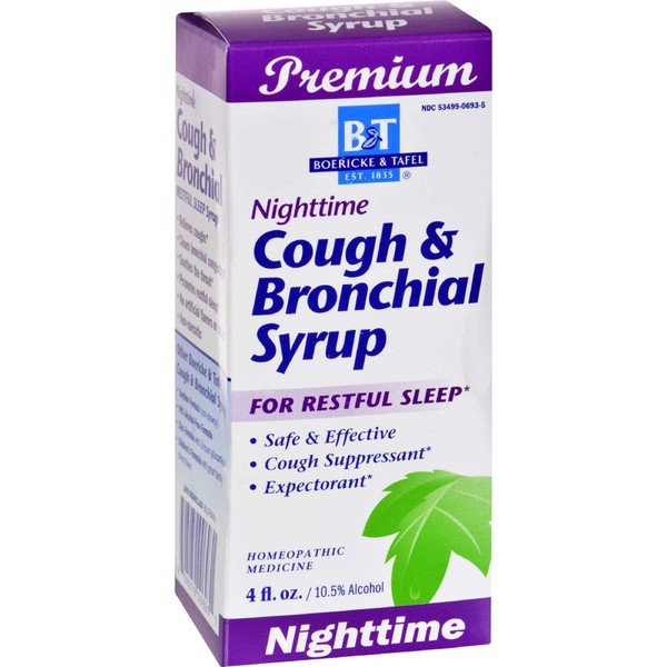Boericke & Tafel Cough and Bronchial Syrup Nighttime - 4