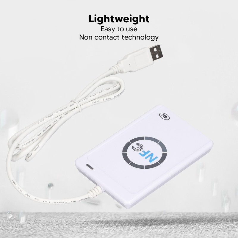 Contactless Smart Card Reader Writer Safe Bluetooth Non Contact NFC