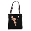 Cute Monogram Initial Coloured Letters Flowers Capital V Tote Bag