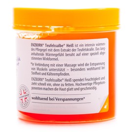 Enzborn Enzborn Teufels Heiße Salbe Intensiv Wärmendes Pflegegel mit Teufelskralle und Brennnessel, 200 ml