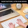 78 Keys Wireless Keyboard with Silent Buttons Ultra Slim Bluetooth