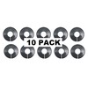 Grey Round Plastic Blank Rack Size Dividers - Multi-Pack (10)