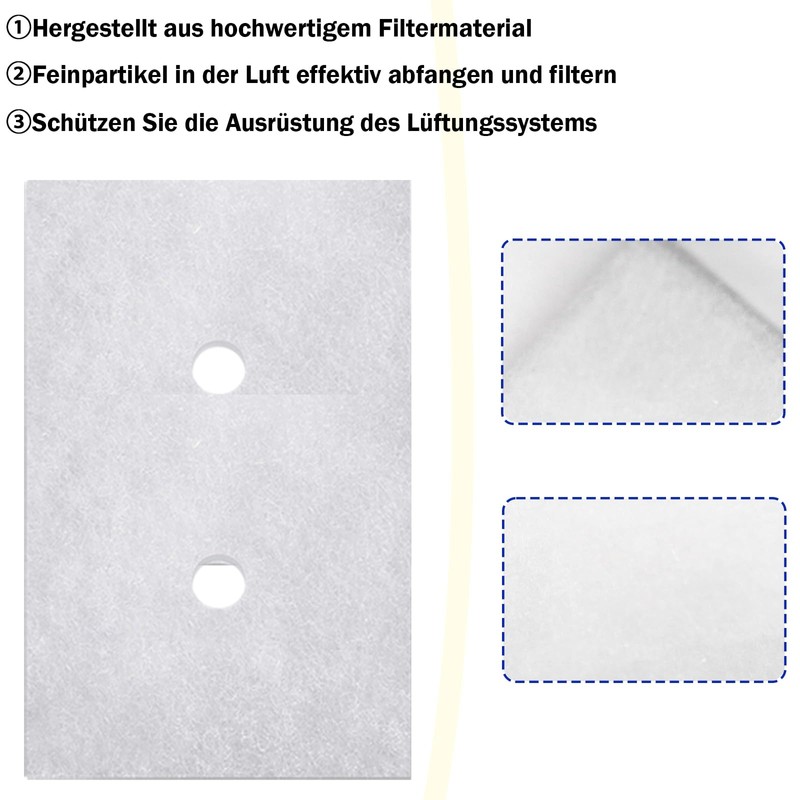 Replacement Filters for Maico ZF 60/100 and ER-AP/APB 0093.0680 Ventilation