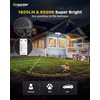 Ensenior 5 Motion Sensor Modes Solar Security Light, 1800LM 270°