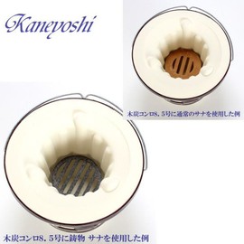 KANEYOSHI Cast Fire Plate, Sana, Brazier, 7 Round, No. 3.5