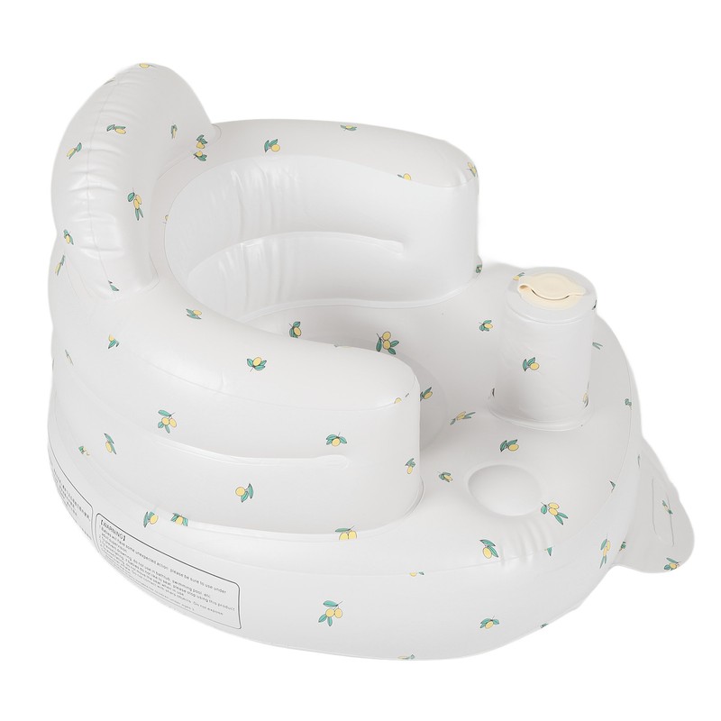 Baby Inflatable Seat Adjustable Protection PVC Cartoon Infant Support Inflatable