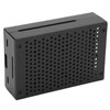 For Raspberry Pi 4B Aluminum Alloy Case MultiHoles Protective Cooling