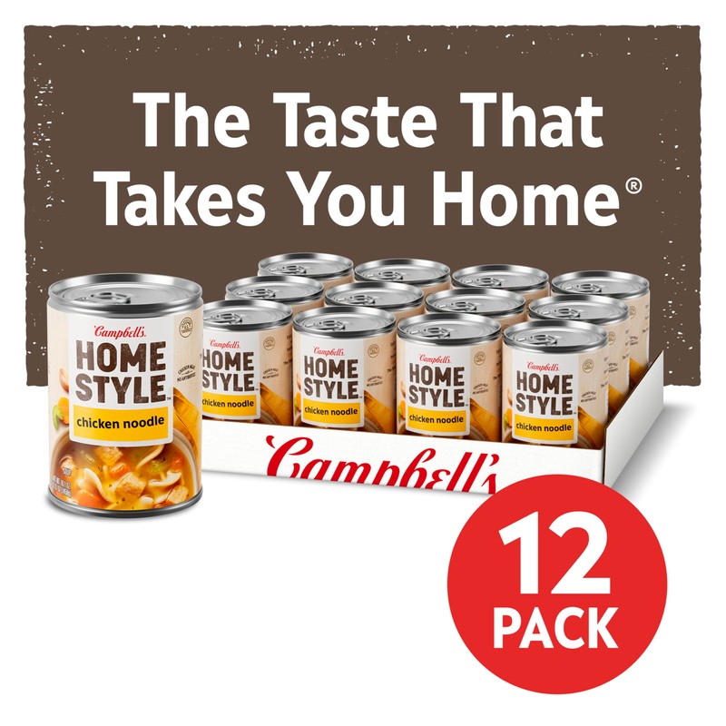 Campbell's Homestyle Chicken Noodle Soup, 16.1 OZ Can (Pack of