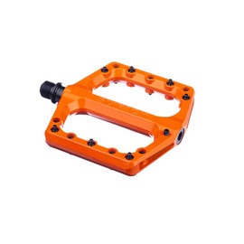 Sixpack Racing Menace Unisex Adult Flat MTB Pedals, Orange, One Size