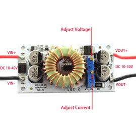 HiLetgo 250W DC-DC Module 10-40V to 10-50V 6A Adjustable Step-Up Power Supply Module Constant Voltage Constant Current Power Converter