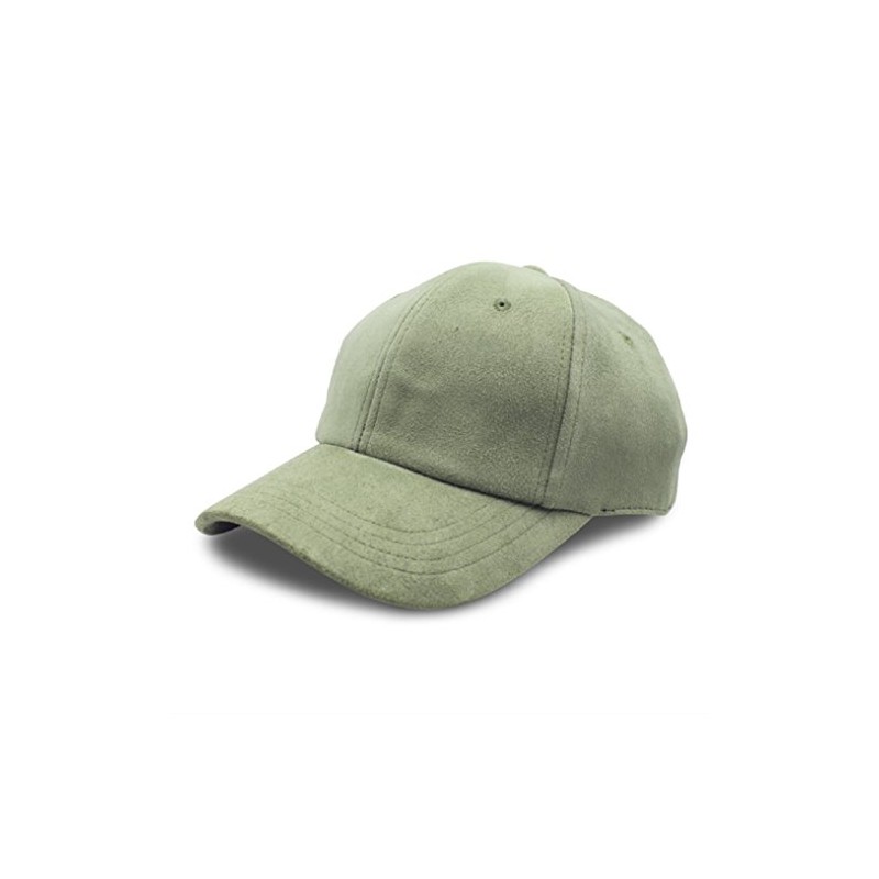 Faux Suede Cap (Olive)