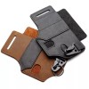 Multitool Flashlight Sheath Belt Leather EDC Pocket Organizer Pen Holder
