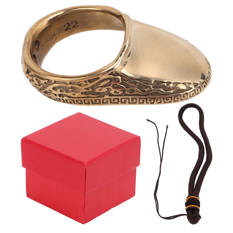 Archery Thumb Ring Universal Archery Shooting Metal Brass Finger Guard