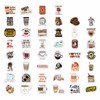 Padabayka Pack of 100 Funny Coffee Stickers for Planners, Laptops,