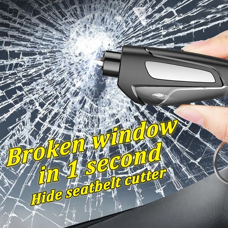 FFWTPY Seat Belt Cutter Car Tools Safety Hammer Window Breaker