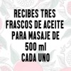 Tri Pack Aceites Masaje Reduce Reafirma Anticelulitis 500 Ml