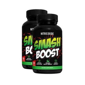Smash Boost Nitric Oxide Capsules - Supports Respiratory Function & Overall Vitality, Essential Supplement for Healthcare - Vitamin - Specification: Double