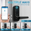 OLUMAT Keyless Entry Fingerprint Door Lock with Keypad for Home,