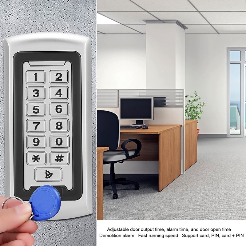 125KHz RFID Outdoor 2000 Users Wiegand 26 Security Keypad Access