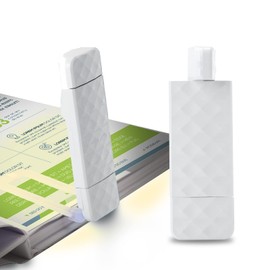 iBetterLife Book Light for Reading in Bed - USB Rechargeable LED Reading Lamp with 3 Color Modes, 5 Brightness Levels, Flexible Clip-on Design, Up to 80 Hours Battery Life