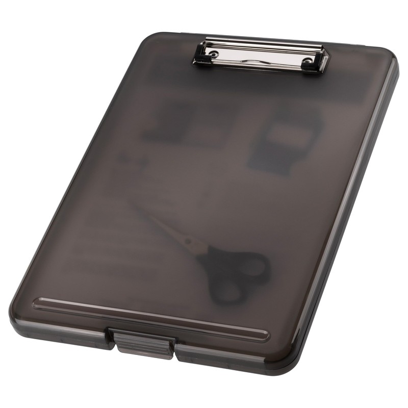helit H2532009 Clipboard DIN A4 the Clip Grey Translucent Clipboard