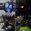 7/8" Motorcycle Switches Blue LED Light Switch for Horn Button