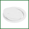 Motoforti 4" Boat White Circular Inspection Hatch Deck with Detachable