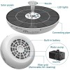 AISITIN 6.5W Solar Fountain Pump with Colorful LED Lights 3000mAh