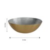 De Kulture Hand Hammered Antique Brass Nut Serving Bowl |Ideal
