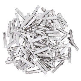Samcos Hair Clips, Set of 50, Clips, Bases, Hardware, Parts, Hairpins, DIY, Handmade, Hair Accessories, Decorative Materials, Crafts, Adults, Commercial Use, 1.8 inches (46 mm)