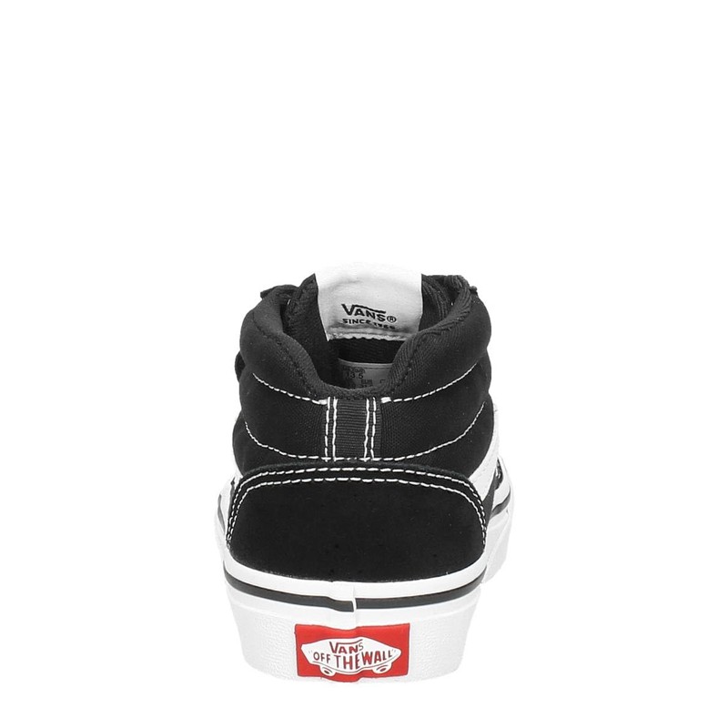 Vans Unisex Boys' Ward Mid V Trainers, (Suede/Canvas) Black/White, 38