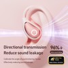 Xmenha Pink Over The Ear Open Ear Earbuds Headphones Wireless