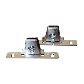 Kitchen Drawer Front Fixing Brackets ( One Pair ) Genuine Parts As Used By Many Kitchen Suppliers Such As Howdens Joinery