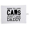 Hippowarehouse Born to love cars just like daddy Tea Towel