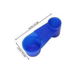 Vaso De Agua para Pájaros con Dispensador Automático Paquete De 5 Sin Comedero para Jaulas De Palomas Y Loros Fácil De Limpiar De Plástico con Puertos Aleatorios