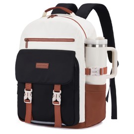 LOVEVOOK School Backpack for Teen Girls，Casual School Backpack 14-18 Teenage 15.6 Inch Laptop Bookbag, Cute Big Student Laptop Backpack for College Women Middle High School Travel Daypack