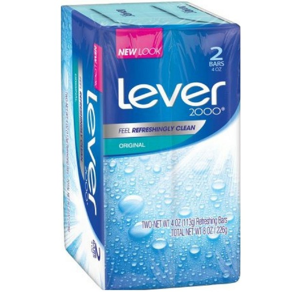 Lever 2000 Original Refreshing Bar Soap, Perfectly Fresh 4 oz, 2 ea (Pack of 6)