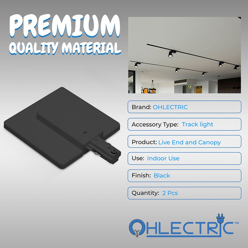OHLECTRIC 2 Pack - H-Style Live End Canopy Connector –