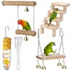 Parrot Swing & Perch Toys for Bird Cages - Hanging