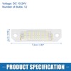 A ABSOPRO Car LED License Plate Light Assembly No.6E5Z13550A for