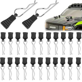 24 Pieces RC Accessories, Body Clips, Body Clips RC Car, for Traxxas Redcat Hpi Himoto Hsp Exceed RC 1/12 1/14 1/16 Scale Car Shell Scx24 Trx4m Parts Truck Buggy