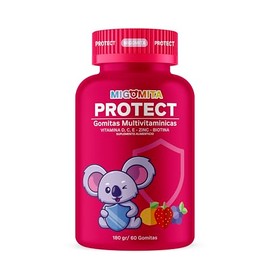 Migomita PROTECT| 60 Gomitas Multivitamínicas para niños|100% Naturales